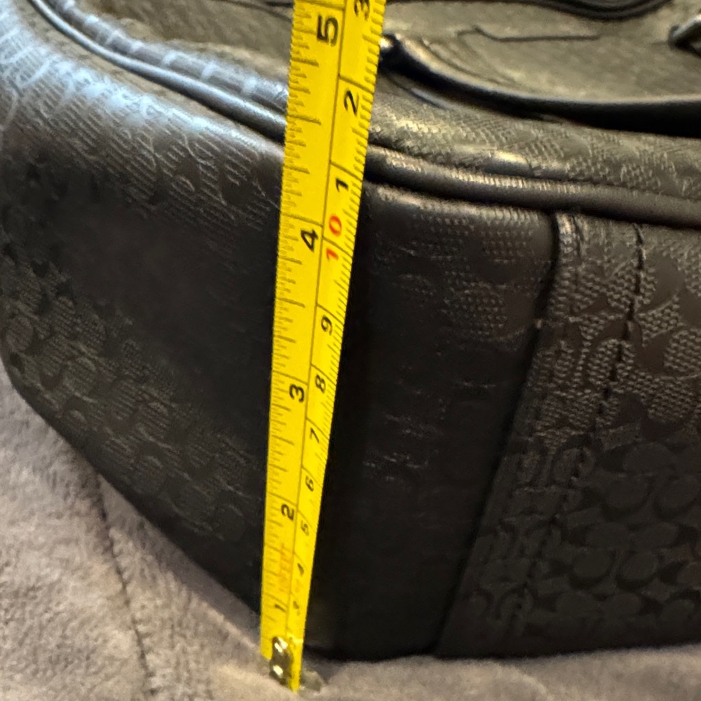 Coach Black Patterned Men's Briefcase - Picture 16 of 16